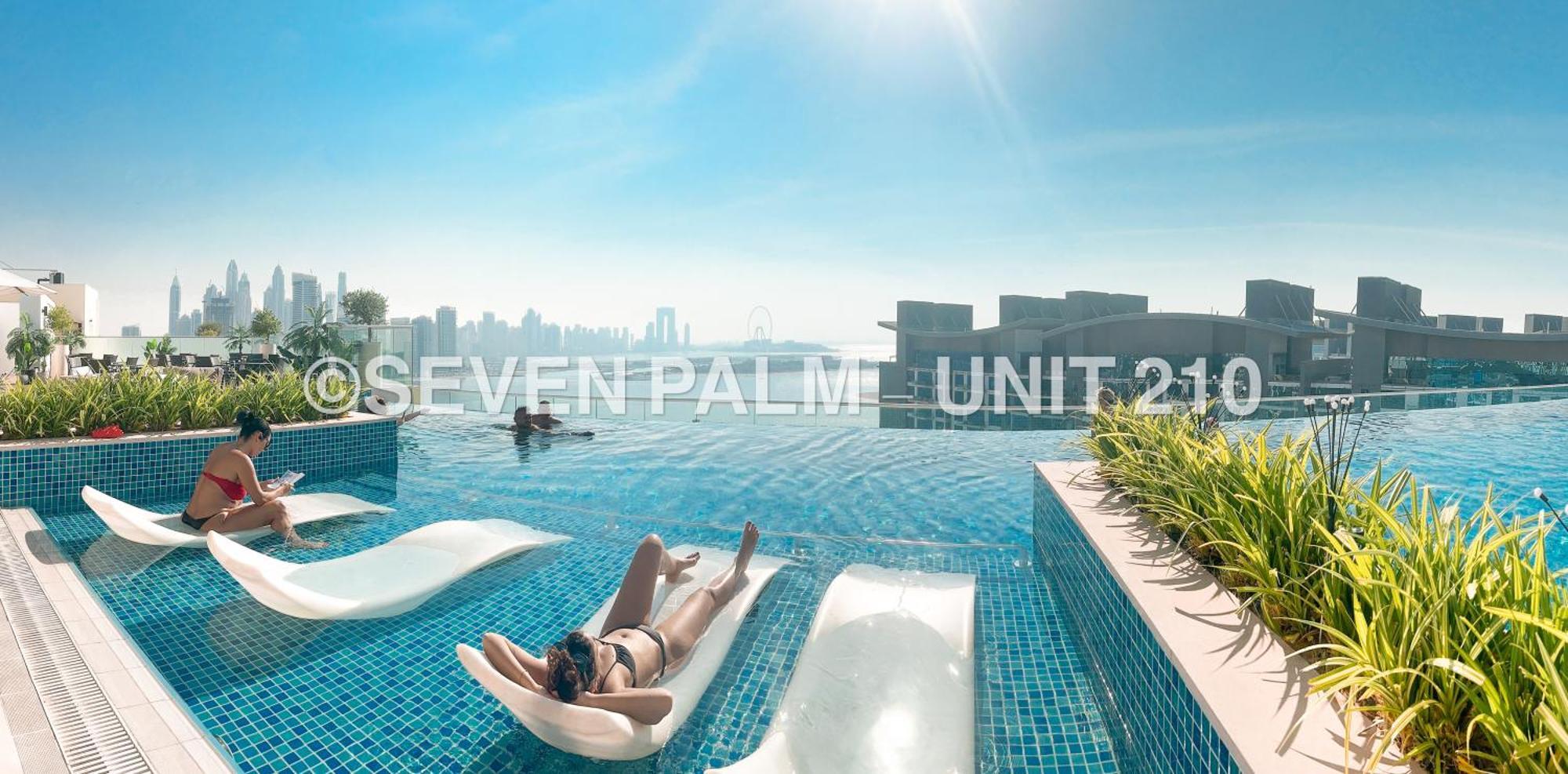 Luxus-studio Mit Private In Top-lage, Meerblick & Infinity Pool! Apartment Dubai